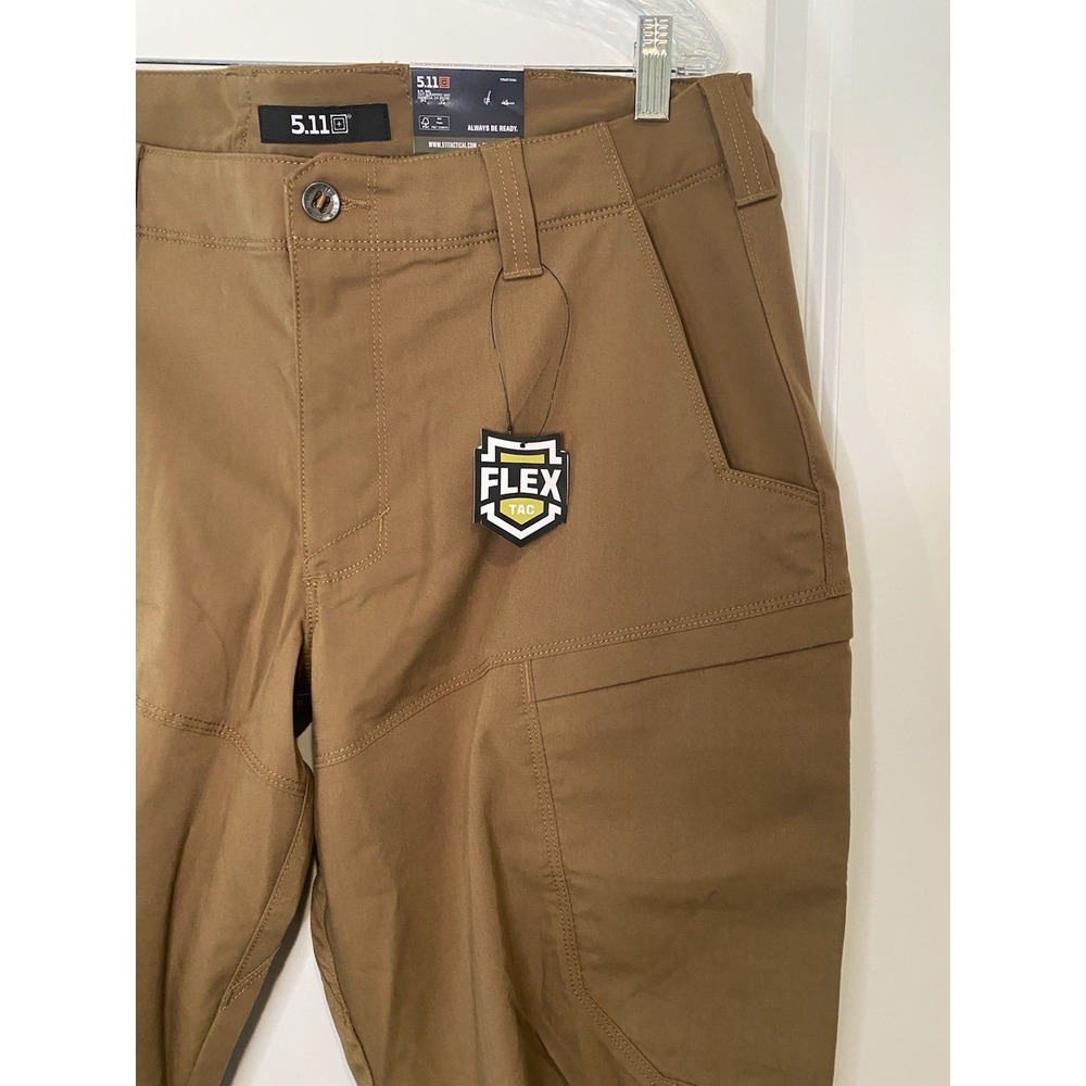 5.11 Tactical Men's Apex Flex Tac Brown Cargo Pants 36x30 *NWT* - Picture 2 of 10